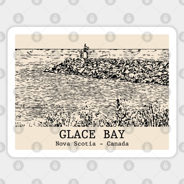 Glace Bay - Nova Scotia Magnet by Lakeric